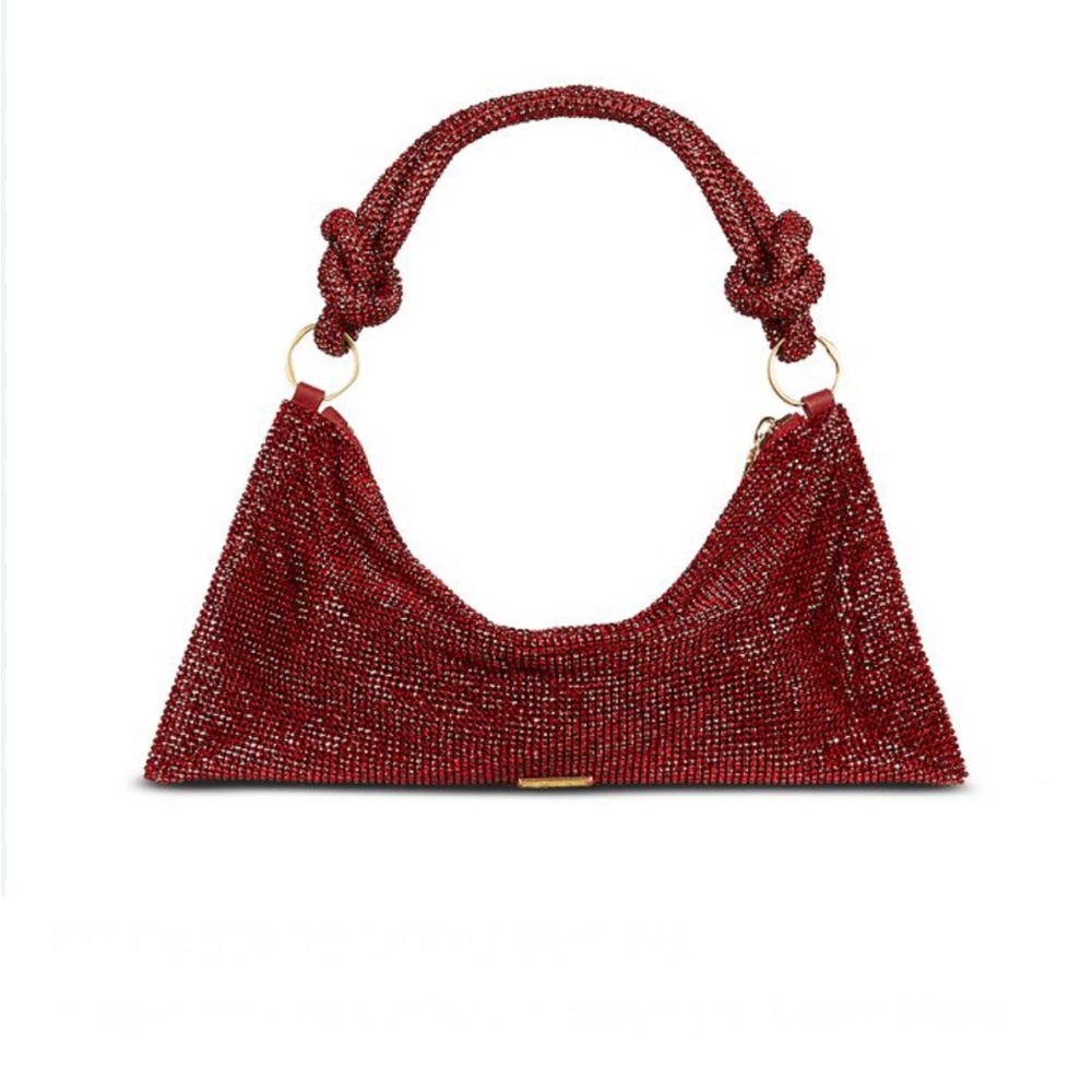 Cult Gaia Hera Nano bag in Scarlet Red.